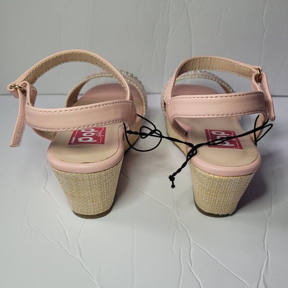 Pop Little Girls Europa Wedge Sandals NWT Size Little Girls 2 - Picture 3 of 7